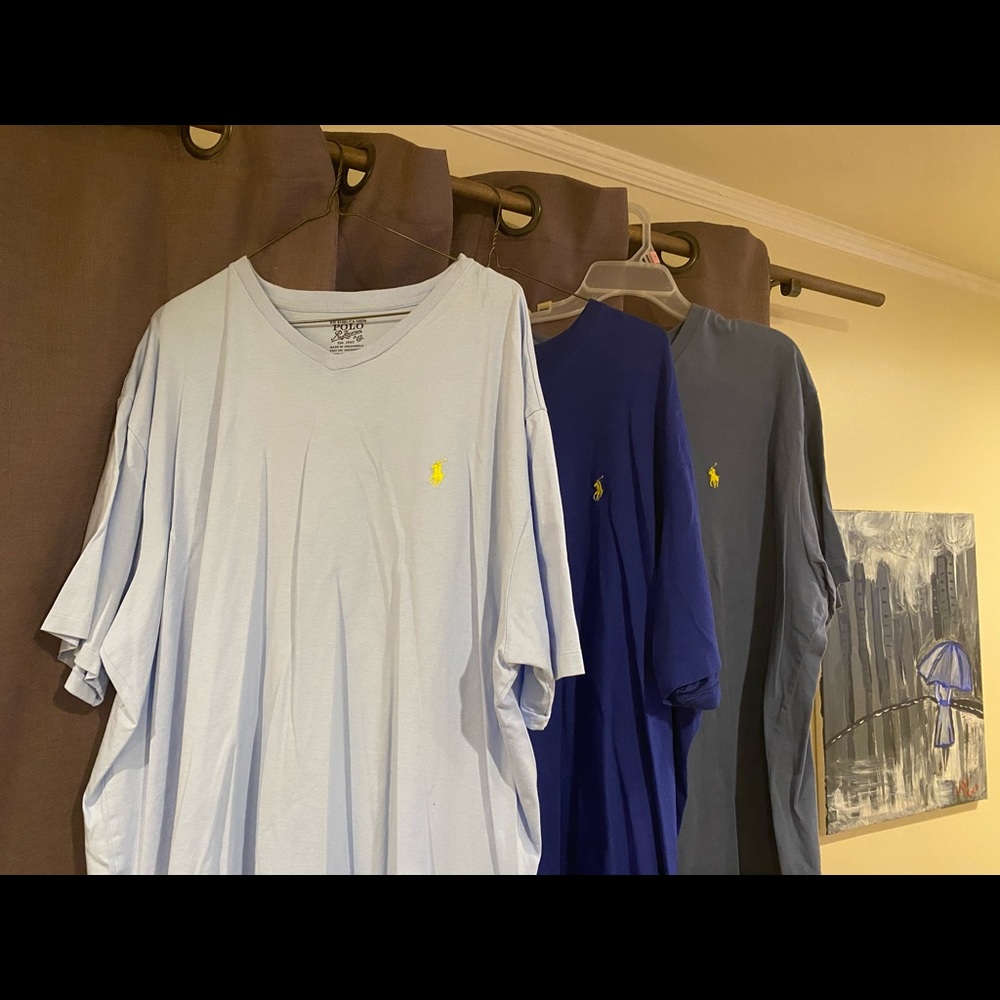3 Ralph Lauren T shirts